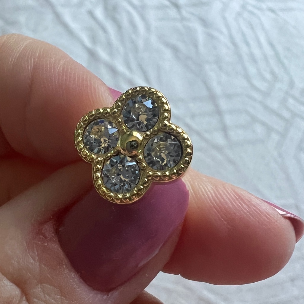 Nic & Syd Gold Flower Earrings